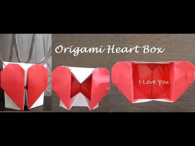 Origami Heart Box - Pop up Heart