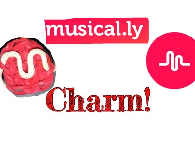 Rainbow loom - Musical.ly Charm!