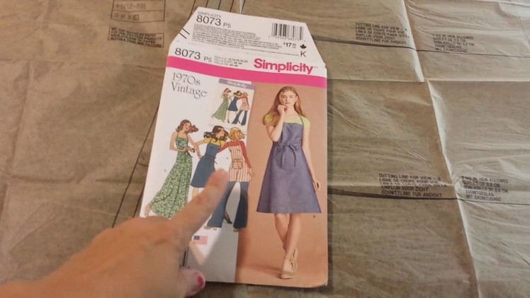 Simplicity 8073 - How to Read a Sewing Pattern