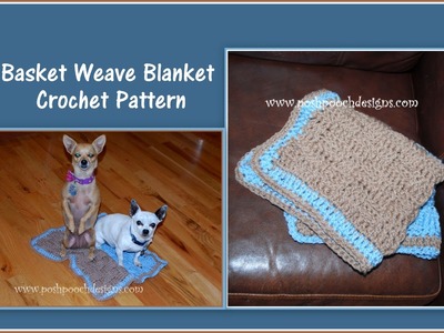 Basket Weave Blanket Crochet Pattern