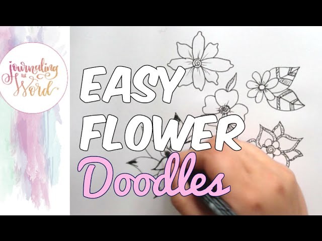 Bible Journaling Tutorial - how to draw flowers