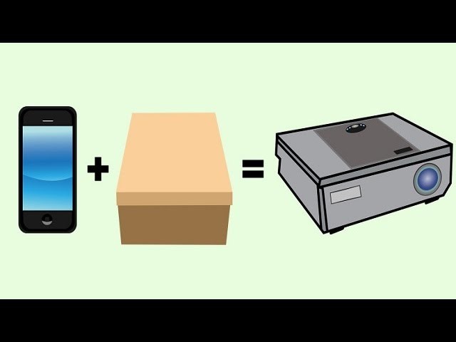Build A Smartphone Projector With A Shoebox -- Life Hacks For Kids