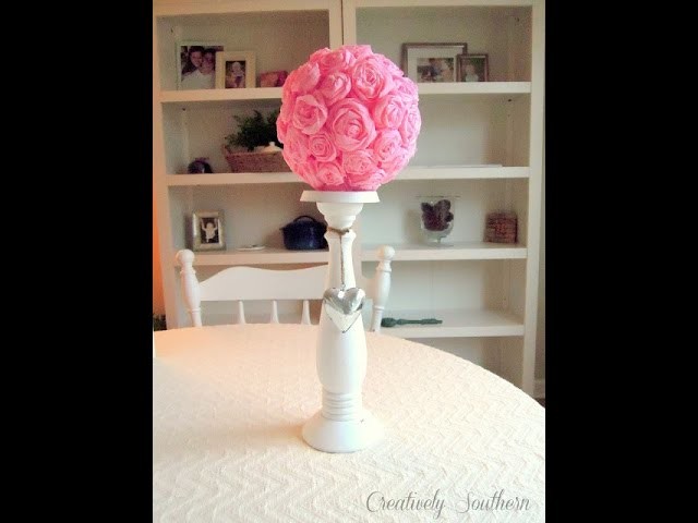 DIY Crepe Paper Flowers - Handmade Decoration .