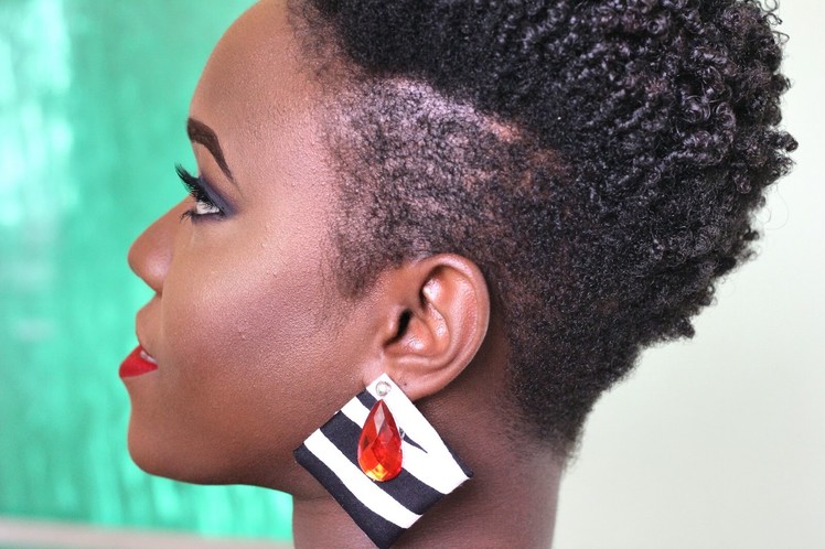 DIY Fabric Earrings | Trinbago Independence Inspired