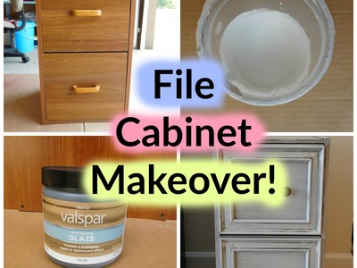 DIY File Cabinet Vintage Makeover