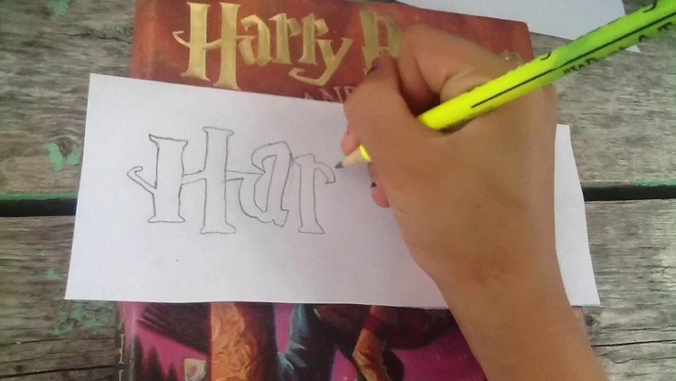 DIY Harry Potter Bookmark!