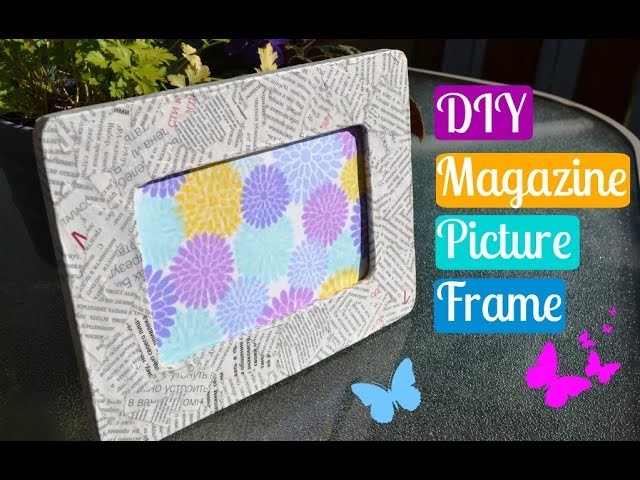 DIY Magazine Picture Frame | P.G.P Crafts