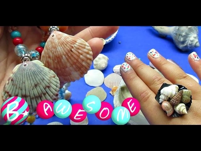 DIY Seashell Necklaces and Rings!