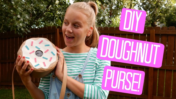 DIY Vinyl Doughnut Purse!. JorDIYn1
