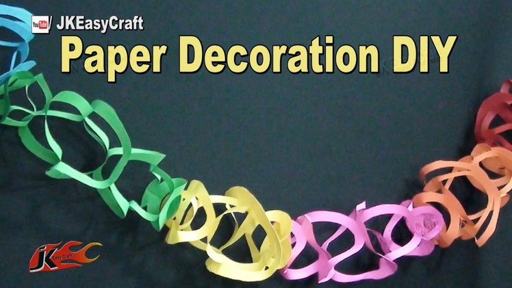 Easy Paper Decorations | #EcoFriendlyGanpatiDecoration  | How to make | JK Eeasy Craft184