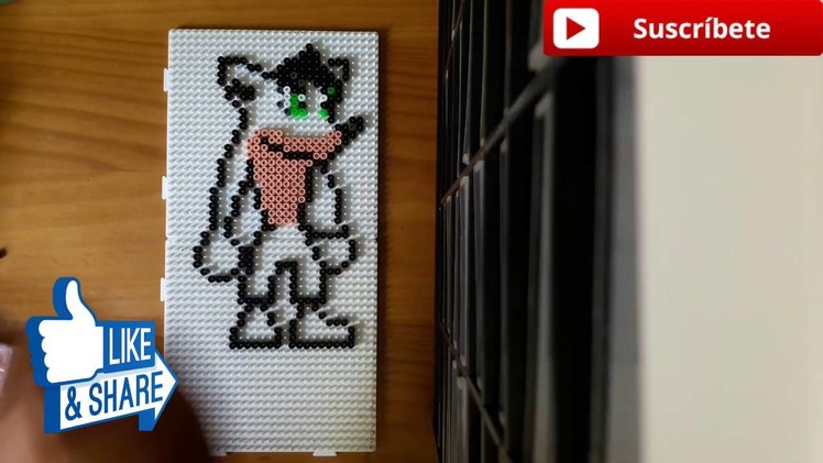 Hama Beads-DIY-Crash Bandicoot