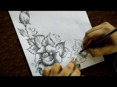 How to make a Greeting card with pencil sketch