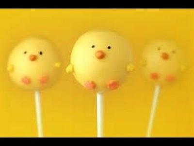 How to make a Spring Chick Cake Pop - Bakerella Challenge
