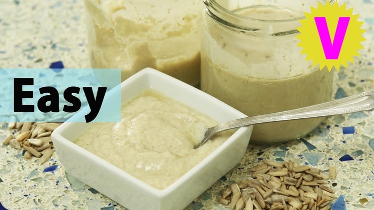 How to make dairy-free yoghurt | VEGAN | Sunflower yoghurt