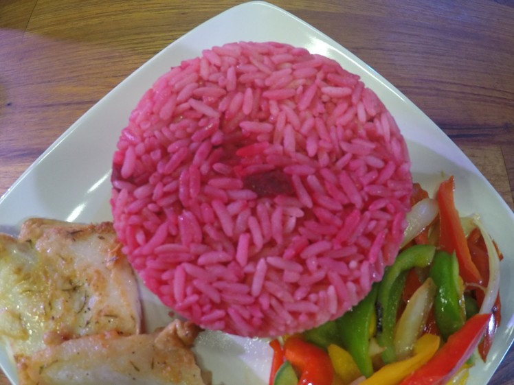 How To Make Nigerian Pink Rice