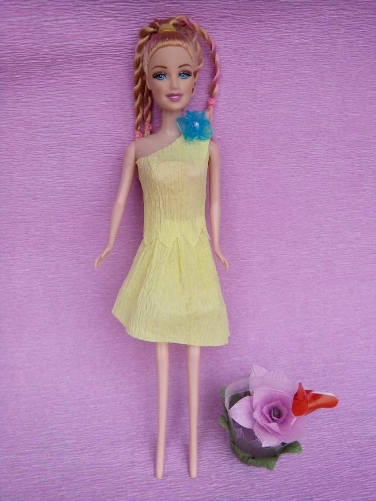 How to make paper dresses for Barbie Part 3  | Làm váy bằng giấy cho búp bê Barbie  Tập 3