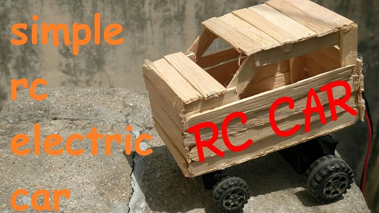 How to make rc electric car
