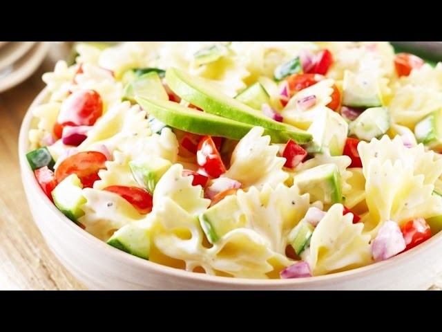 How to make tasty Creamy Pasta Salad Recipe in hindi subtitle