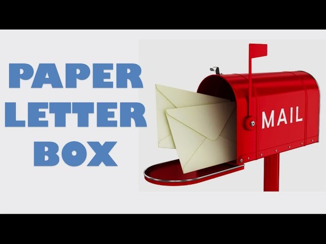 How to make your OWN origami Paper Letter BOX Envelopes Any size at HOME - CRAFT tutorial