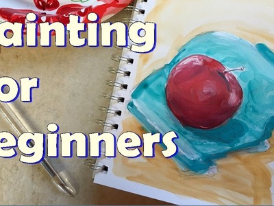 How to paint an apple. Shading Blending Drawing lessons. Painting for beginners. Apple Journa lPage
