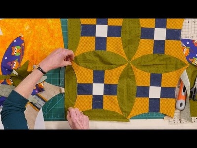 How to use the EZ Quilting Uneven Nine-patch tool with Jennie Rayment