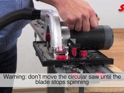 How to use the Skil saw guide with a circular saw?