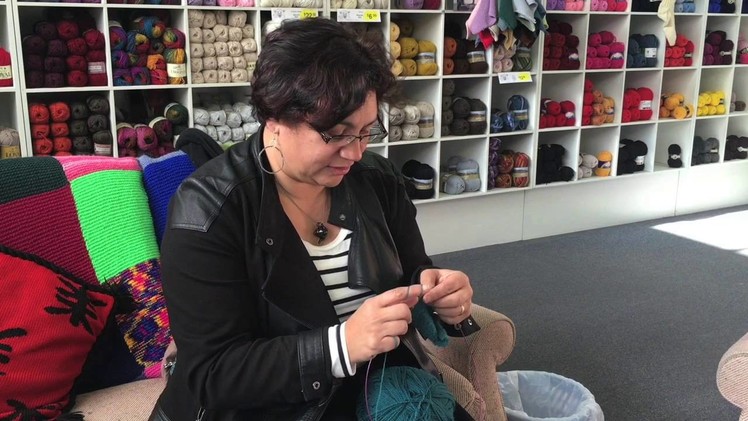 Knitting for calm and charity