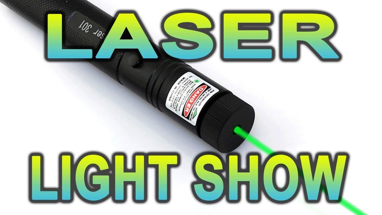 Laser Light Show DIY 4. Beam interrupter & reflector idea (Short)