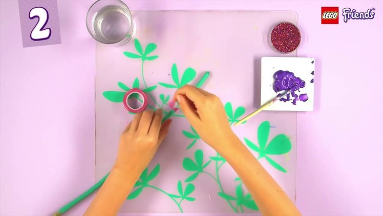 Lego Friends Crafts : How To Decorate A Tree Branch