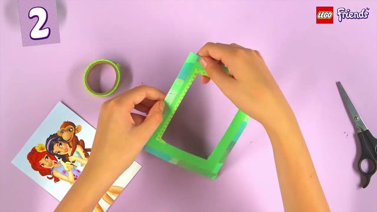 Lego Friends Crafts : How To Make A Picture Frame