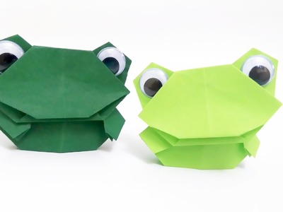 Origami Finger Puppet - Frog