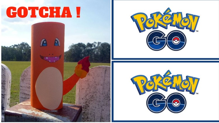 Pokemon Go - How to Make a Toilet Roll Charmander - Toilet Paper Roll Crafts
