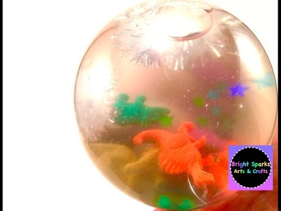 Super Cool DIY Dinosaur Stress Ball * How to Make * Art Craft Fun