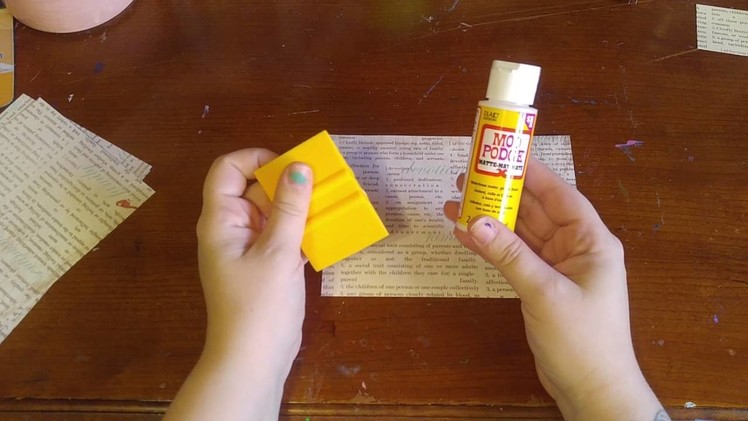 Tips & Tricks**CUTTING PAPER & MOD PODGE QUICK DRY!