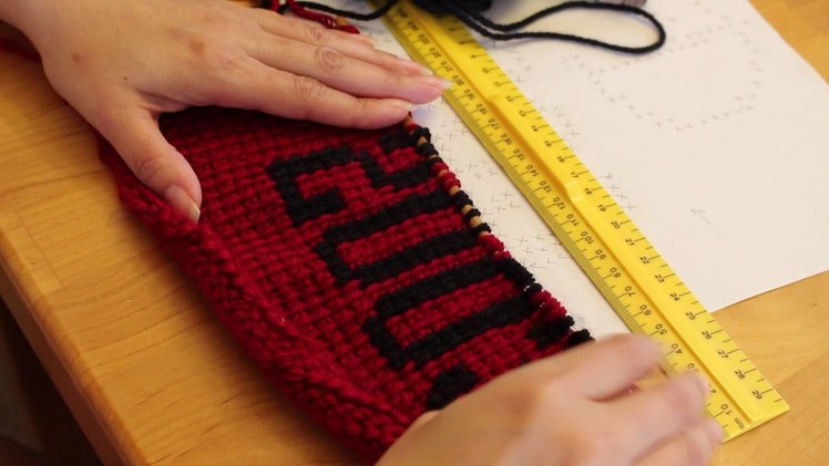 Tunisian Crochet Graph Using Simple Stitch