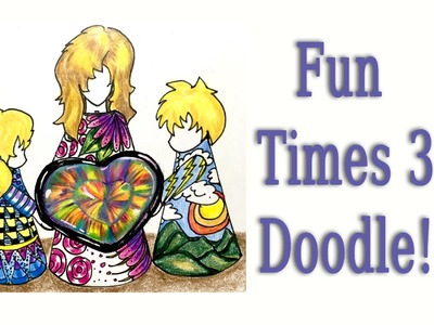 Tutorial How to Draw the Mystic Topaz Doodle Kids ep. 20.5