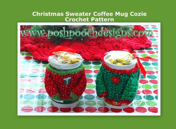 Christmas Sweater Coffee Mug Cozie