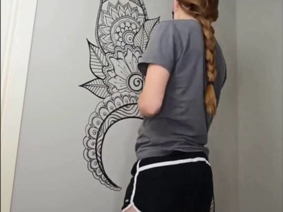 Decorative Wall Painting - DIY Room Projects