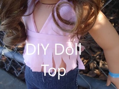 Diy AG Doll Top-No Sew Option