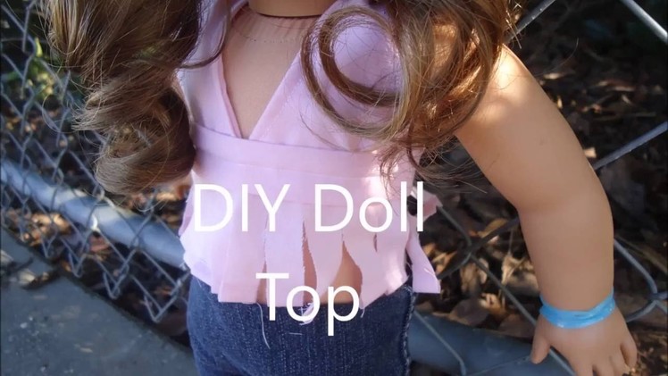 Diy AG Doll Top-No Sew Option