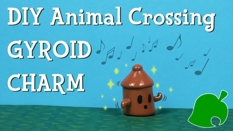 DIY Animal Crossing Gyroid Charm : Make your own Animal Crossing New Leaf polymer clay charm