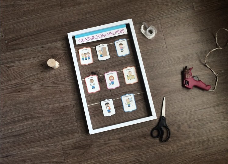 DIY Classroom Helper Board!