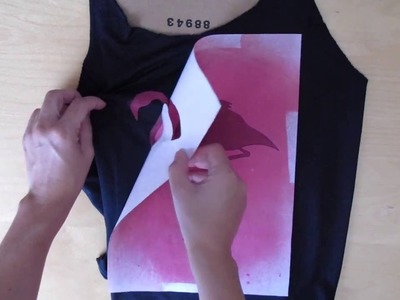 DIY: Estampar una camiseta con spray