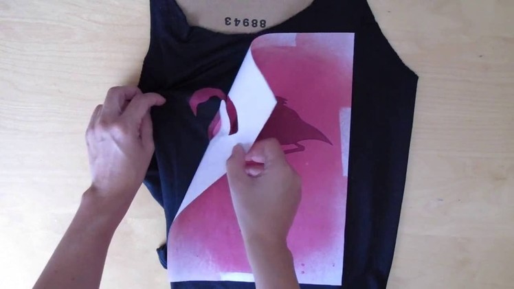 DIY: Estampar una camiseta con spray