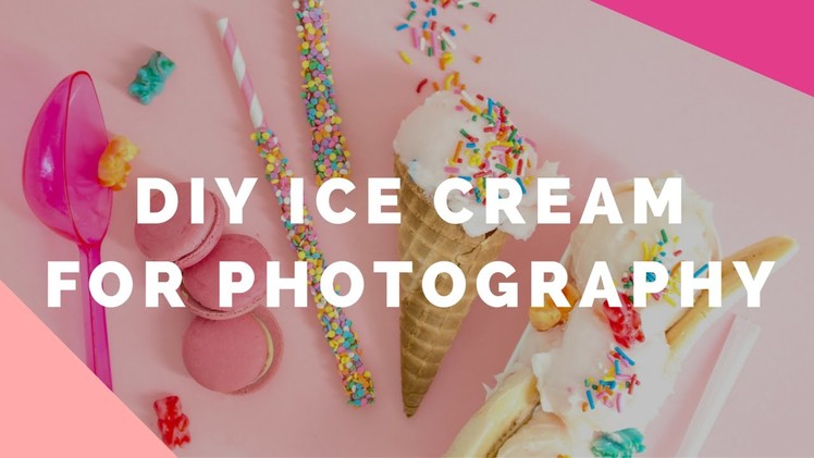 DIY Fake Ice Cream for Photos