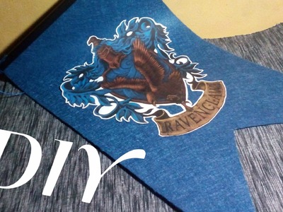 DIY - Hogwarts House Banner | Harry Potter