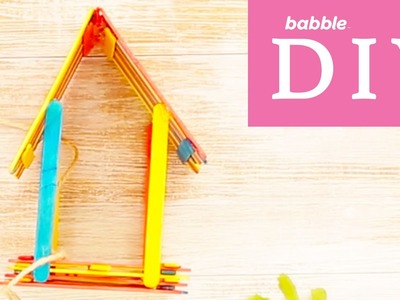 DIY Popsicle Birdhouse | Babble