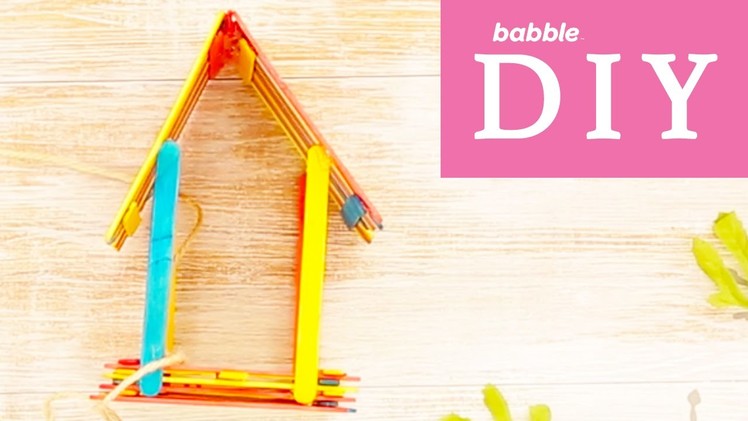 DIY Popsicle Birdhouse | Babble