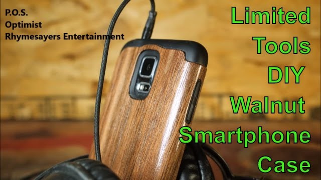 DIY Walnut Smartphone Case Music Optimist by POS