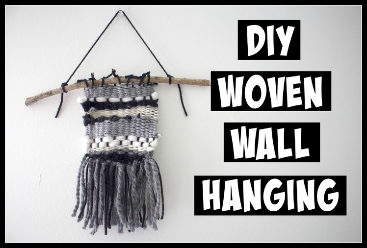 Diy woven wall hanging